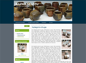 szablon sklepu internetowego